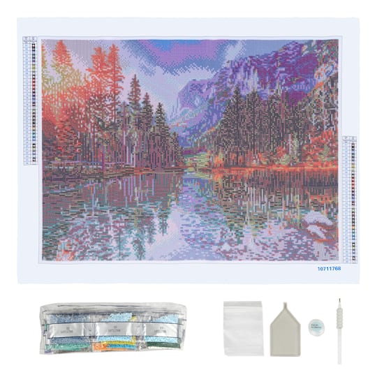 Make Market Lake Forest Diamond Art Kit Paint - 18 x 24 in